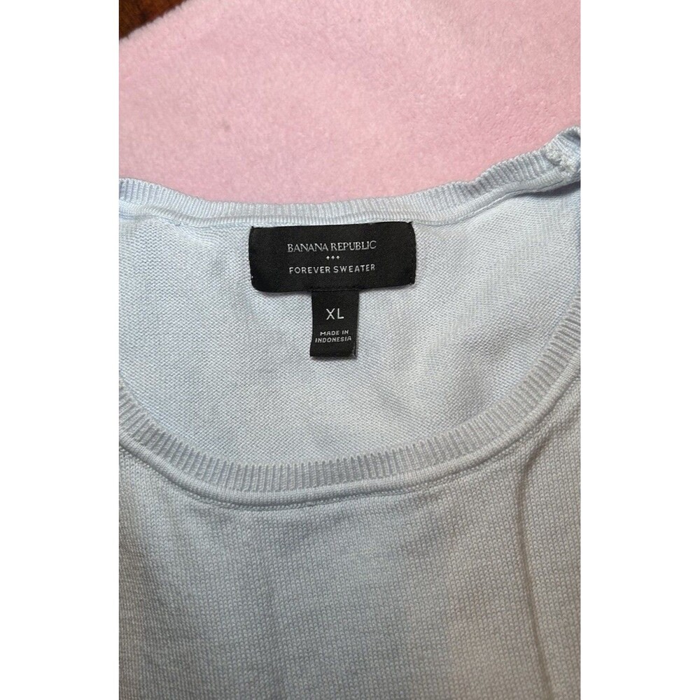 BANANA REPUBLIC Factry Forever Sweaters 3 Pieces Womens Sz XL Pink Purple Blue - Picture 4 of 5